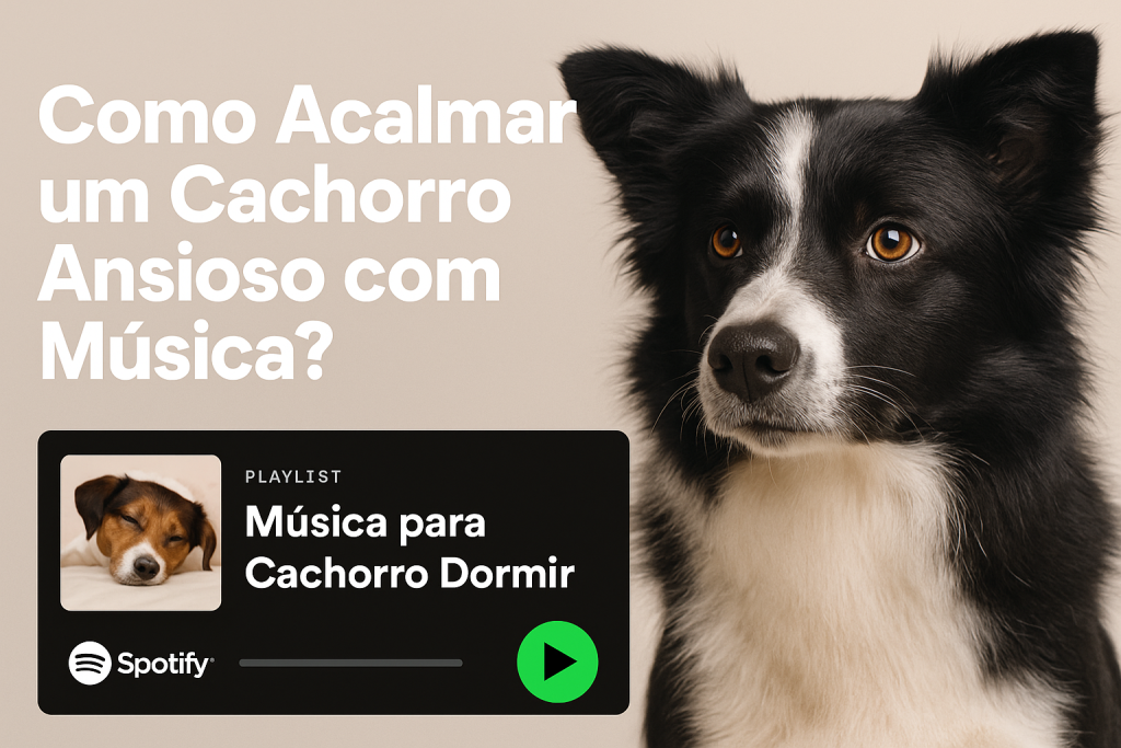 acalmar cachorro com música